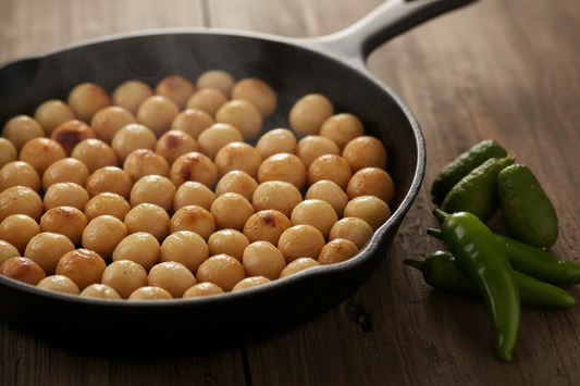 Finger Lime & Jalapeño Macadamias